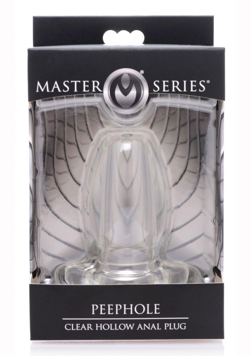 Peephole Clear Hollow Anal Plug