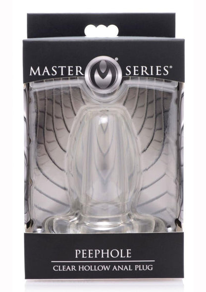 Peephole Clear Hollow Anal Plug