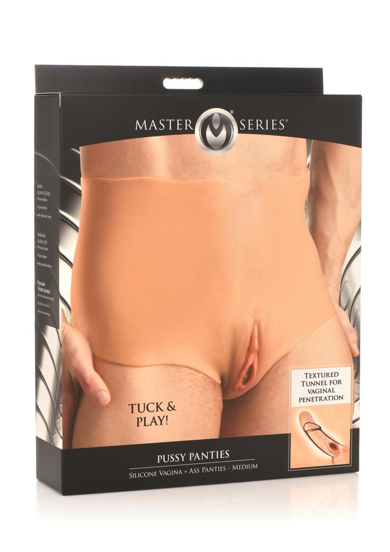 Pussy Panties Silicone Wearable Vagina &amp; Ass Panties