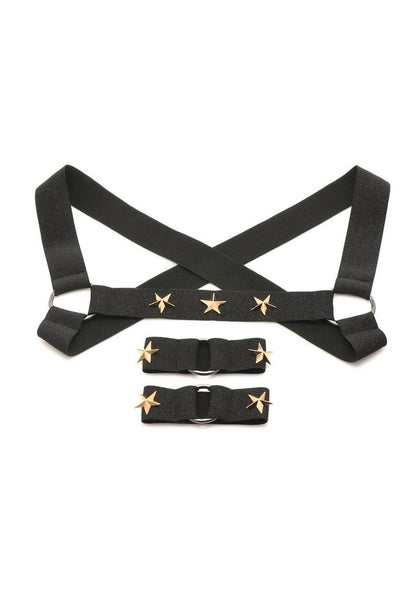 Rave Harness Elastic Chest Harness With Arm Bands