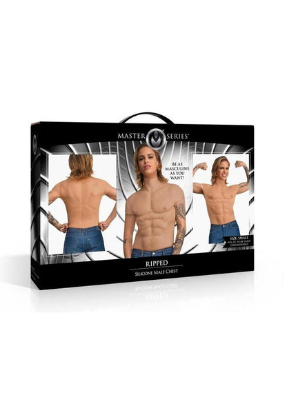 Master Series Ripped Silicone Male Chest Shirt