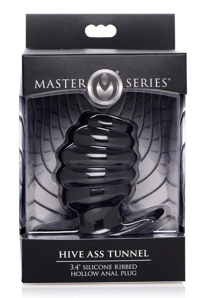 Master Series Hive Ass Tunnel Ribbed Hollow Anal Plug