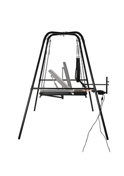 Master Series Throne Deluxe Adjustable Sling with Sex Machine