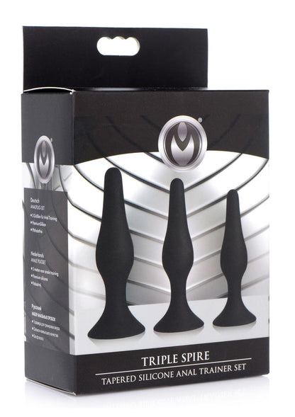 Master Series Triple Spire Tapered Anal Trainer Set