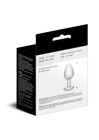 Me You Us Crystal Jewels Metal Plug Elegant Jewel Design