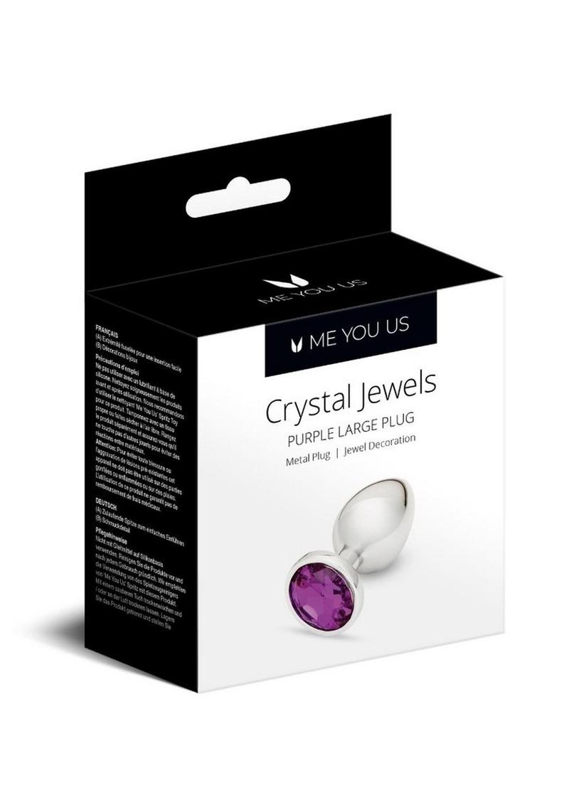 Me You Us Crystal Jewels Metal Plug Elegant Jewel Design