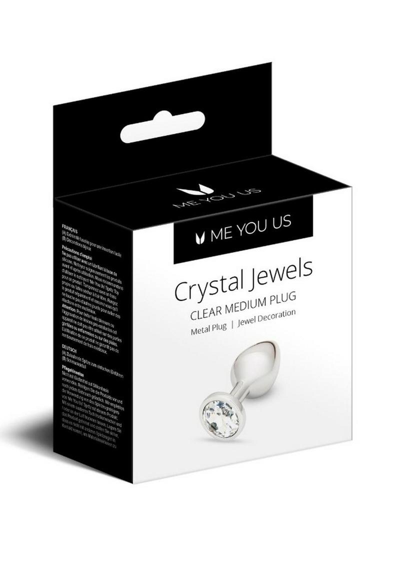 Me You Us Crystal Jewels Metal Plug Elegant Jewel Design