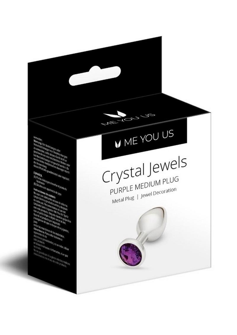 Me You Us Crystal Jewels Metal Plug Elegant Jewel Design