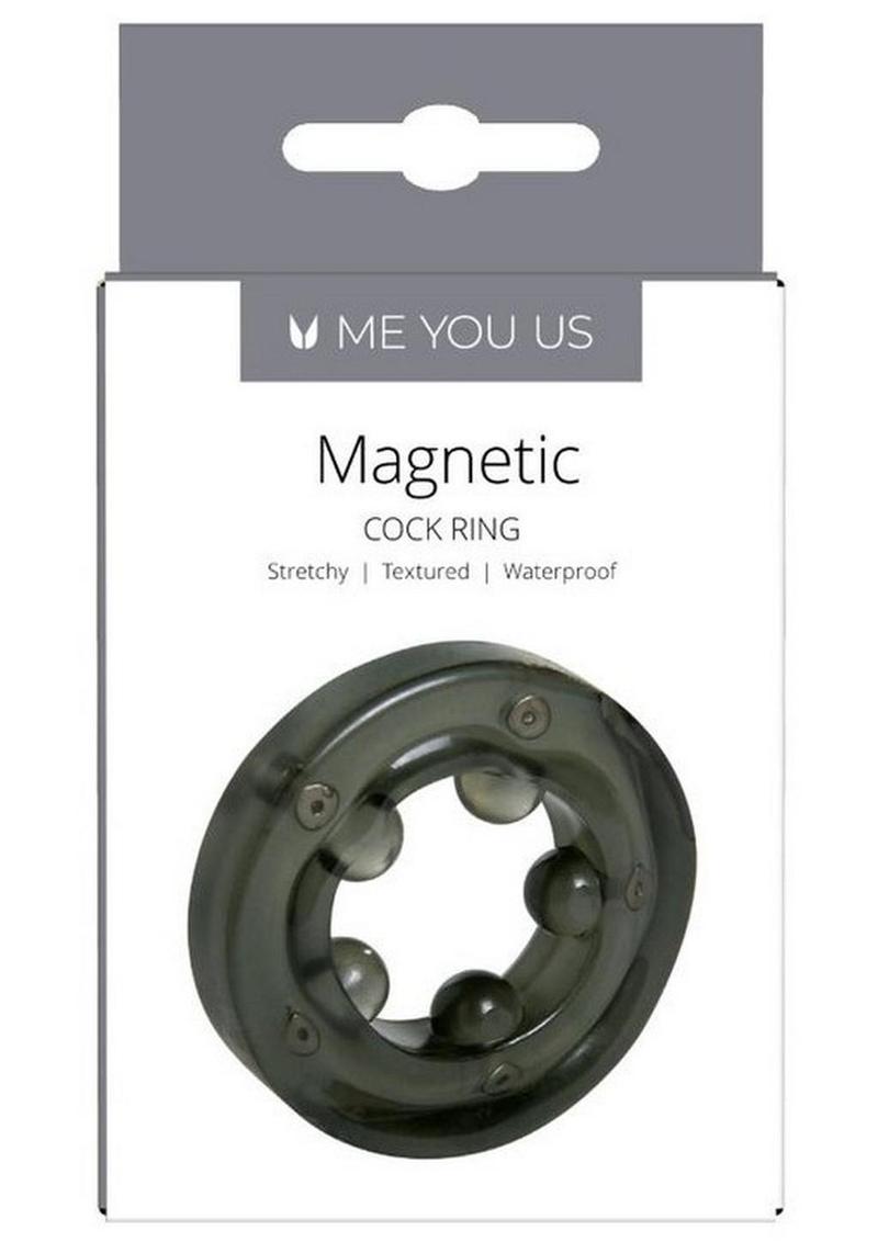 Me You Us Magnetic Cock Ring Stretchy Textured