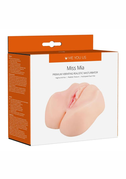 Me You Us Miss Mia Vibrating Realistic Pussy And Ass Masturbator