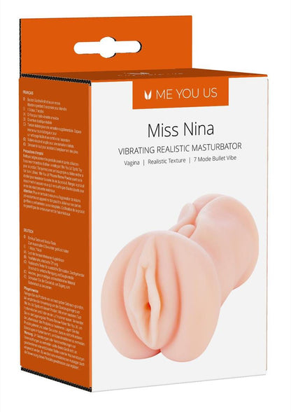Miss Nina Vibrating Realistic Masturbator