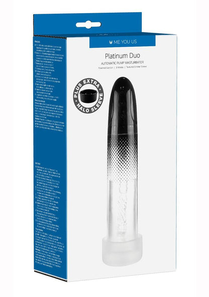 Me You Us Platinum Duo Automatic and Rechargeable Pump Masturbator