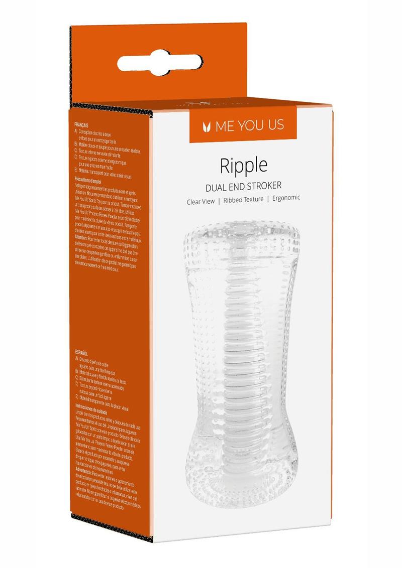 ME YOU US Ripple Dual-End Stroker Masturbator