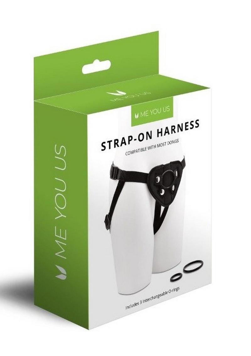 Me You Us Strap-On Harness Adjustable Comfortable with Most Dildos