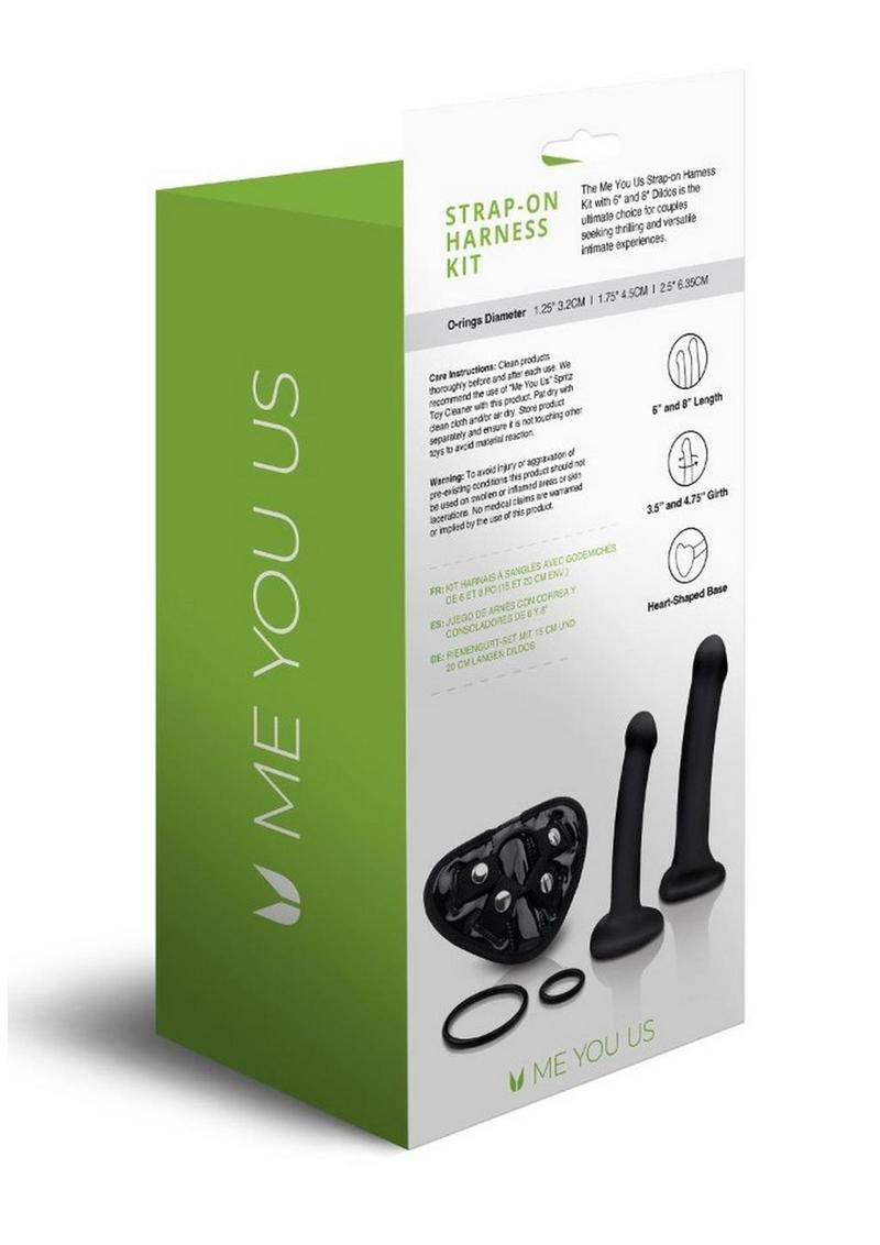 Me You Us Strap-On Harness Dildos Kit