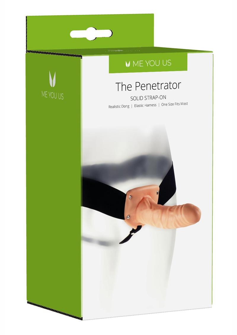 ME YOU US The Penetrator Solid And Elastic Harness Strap-On Dong