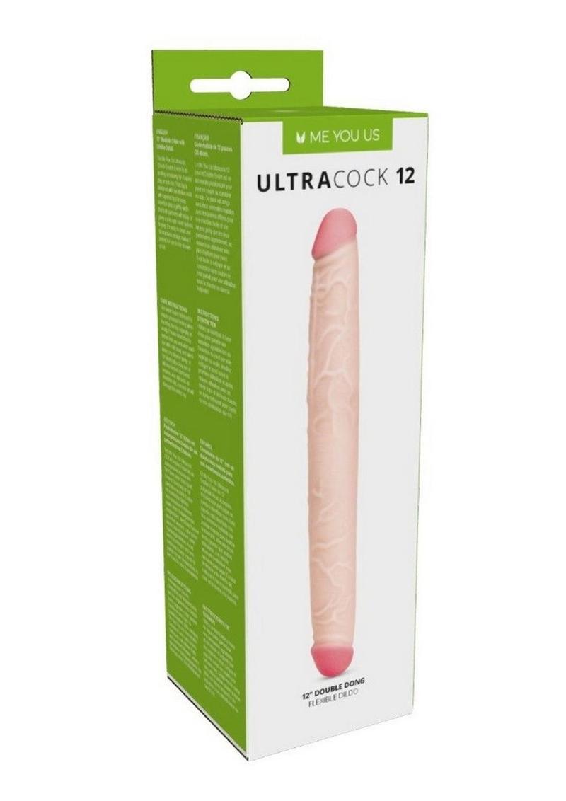 Me You Us UltraCock 12 Inch Double Dong Flexible Realistic Dildo