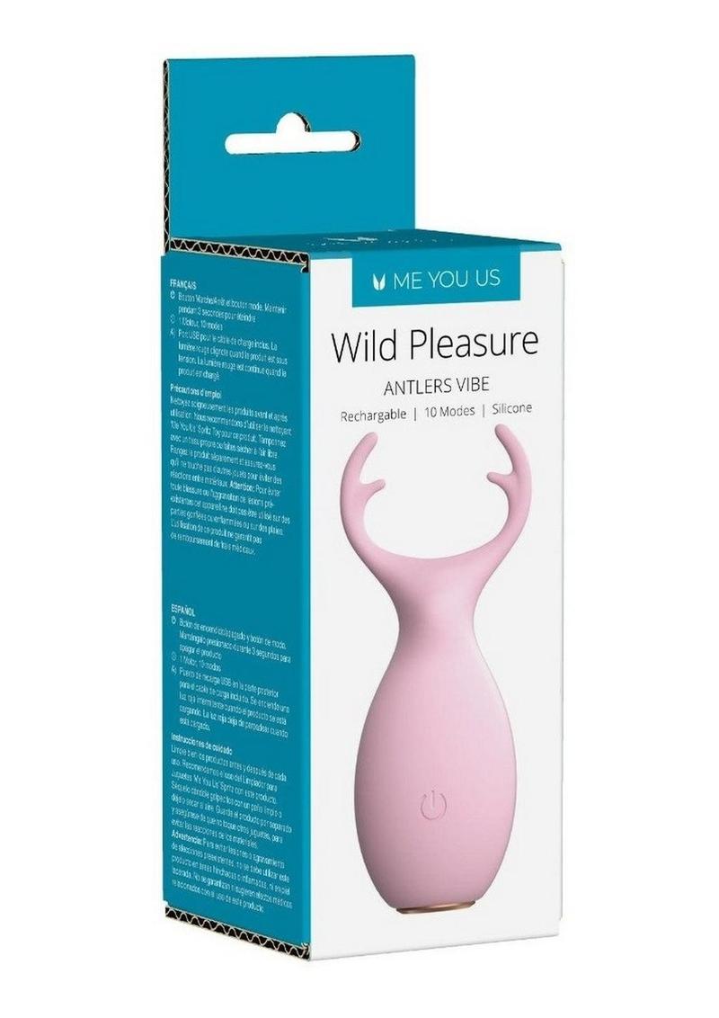 Me You Us Wild Pleasure Antlers Vibe Rechargeable Silicone Stimulator