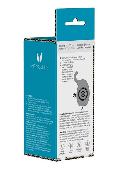 Me You Us Wild Pleasure Trunk Vibe 10 Mode Silicone Stimulator
