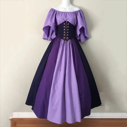 Medieval Renaissance Dress – Corset Gown, Plus Size Cosplay