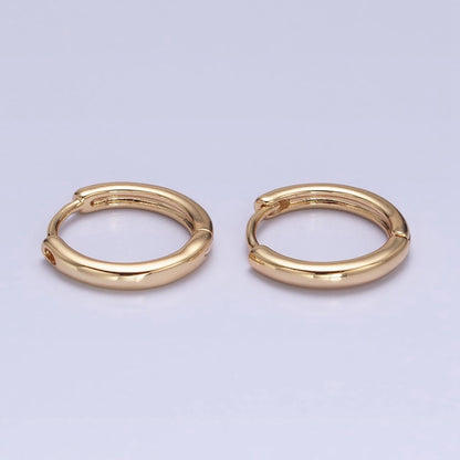 Medium Hoop Earrings in Gold Filled Dainty Gold Hoops Minimalist Earrings AD1396 AD1397