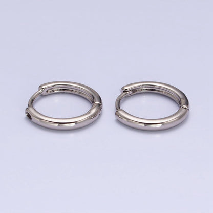 Medium Hoop Earrings in Gold Filled Dainty Gold Hoops Minimalist Earrings AD1396 AD1397