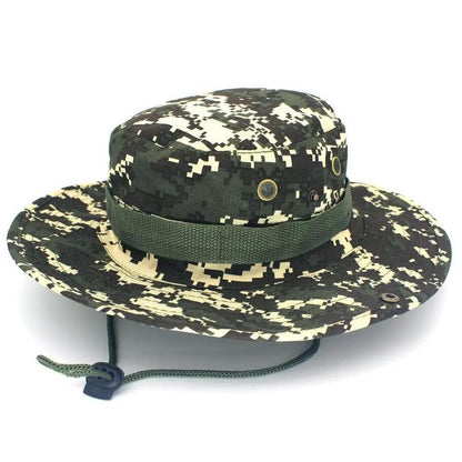 Men Adjustable Sun Hats Camouflage Tactical Cap Camo Men Outdoor Caps Sports Summer UV Protection One Size Fishing Hat Hiking Hunting Hats