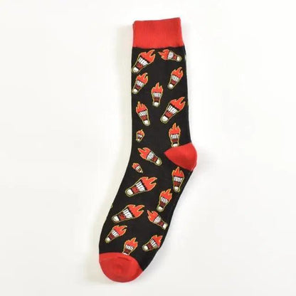 Men Cotton Socks Gradient Color Summer Style Long Wedding Sock Men  Knee High Business Socks Man Socks Men&