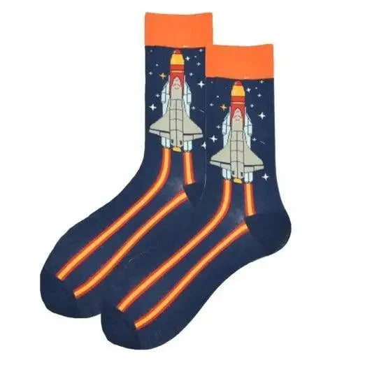 Men Cotton Socks Gradient Color Summer Style Long Wedding Sock Men  Knee High Business Socks Man Socks Men&