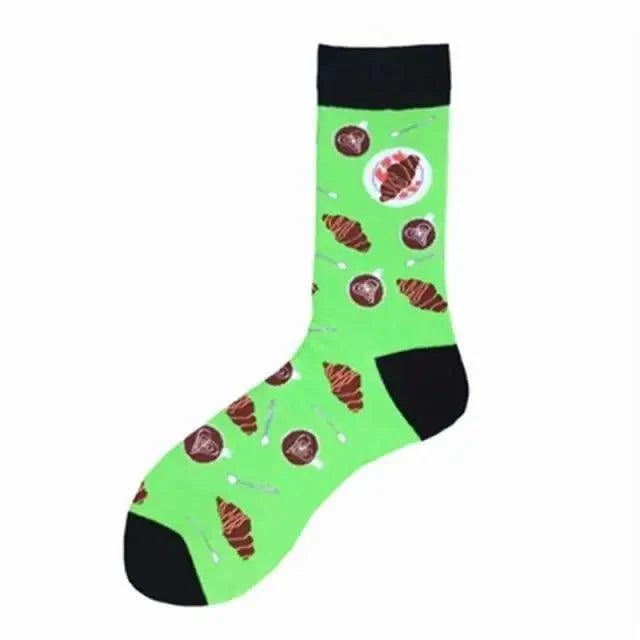 Men Cotton Socks Gradient Color Summer Style Long Wedding Sock Men  Knee High Business Socks Man Socks Men&