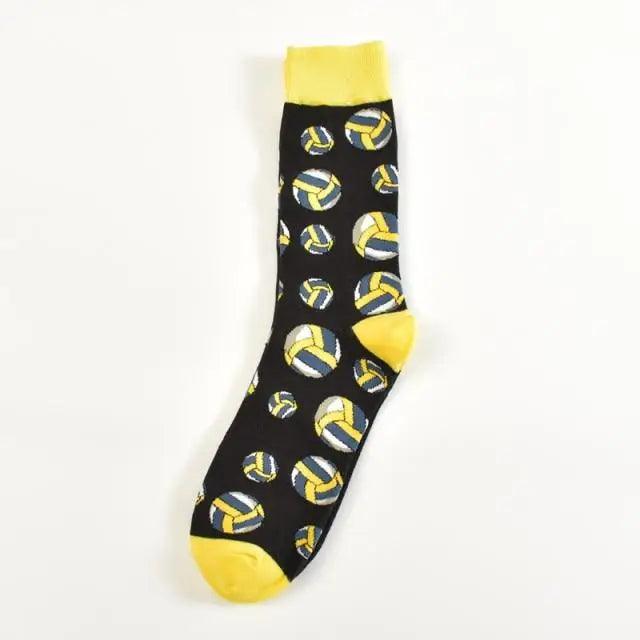 Men Cotton Socks Gradient Color Summer Style Long Wedding Sock Men  Knee High Business Socks Man Socks Men&