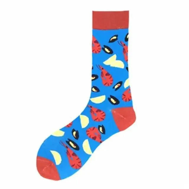 Men Cotton Socks Gradient Color Summer Style Long Wedding Sock Men  Knee High Business Socks Man Socks Men&