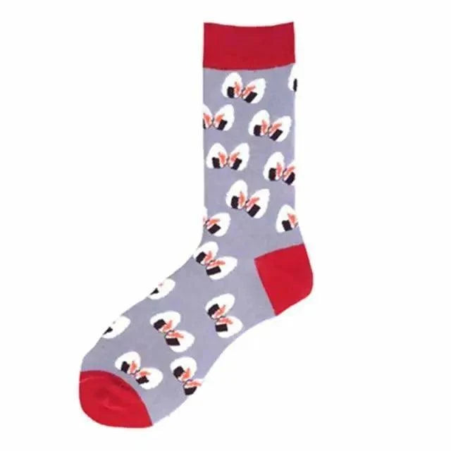 Men Cotton Socks Gradient Color Summer Style Long Wedding Sock Men  Knee High Business Socks Man Socks Men&