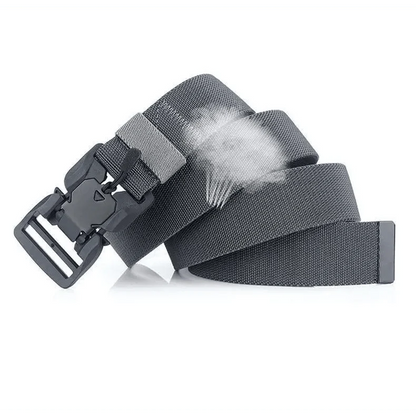 Men Tactical Quick Release Magnetic Buckle Belt Classic Soft Nylon Sports Duty Work Belts