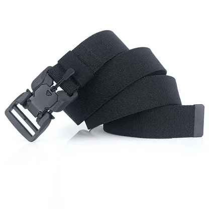 Men Tactical Quick Release Magnetic Buckle Belt Classic Soft Nylon Sports Duty Work Belts