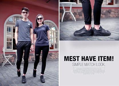 Mens Womens Luxury Sneakers Mesh Sports Casual Shoes Solid Lace-Up Outdoor Sports Sneakers Lace Up Unisex Walk Men&