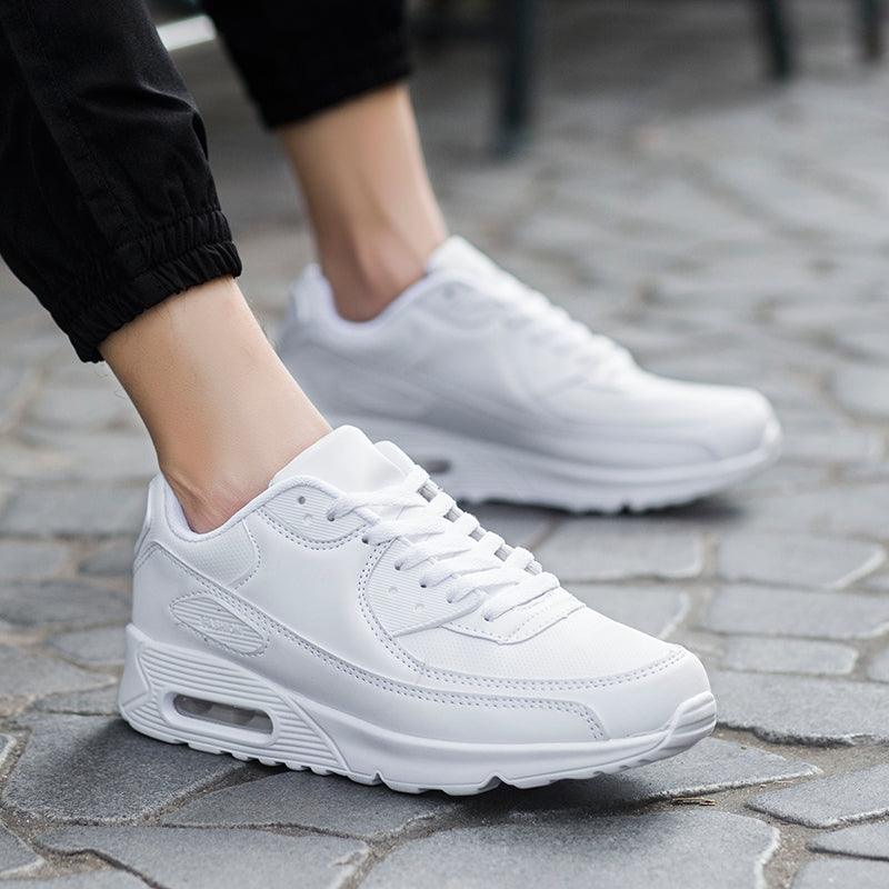 Mens Womens Luxury Sneakers Mesh Sports Casual Shoes Solid Lace-Up Outdoor Sports Sneakers Lace Up Unisex Walk Men&