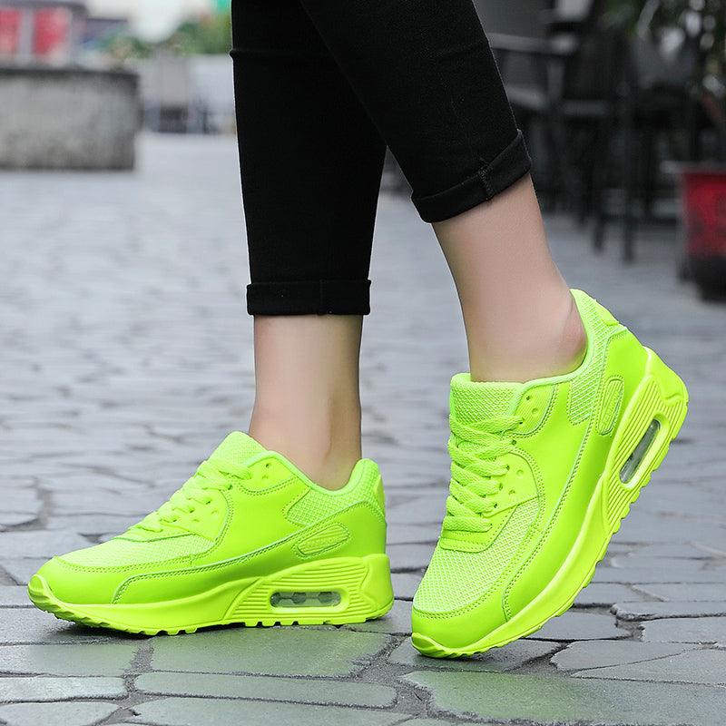 Mens Womens Luxury Sneakers Mesh Sports Casual Shoes Solid Lace-Up Outdoor Sports Sneakers Lace Up Unisex Walk Men&
