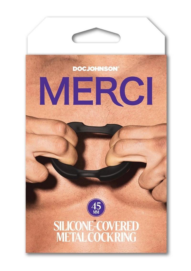Merci Silicone-Covered Metal Cock Ring