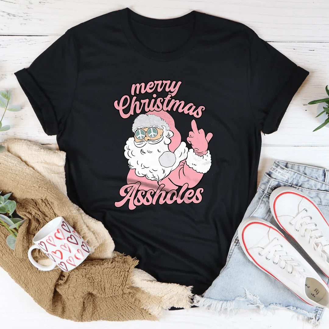 Merry Christmas A-sholes Tee