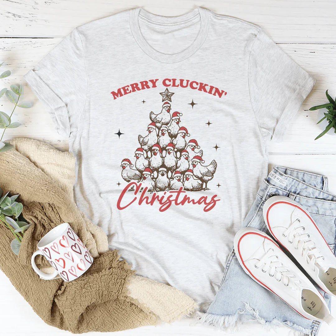 Merry Cluckin Christmas Tee