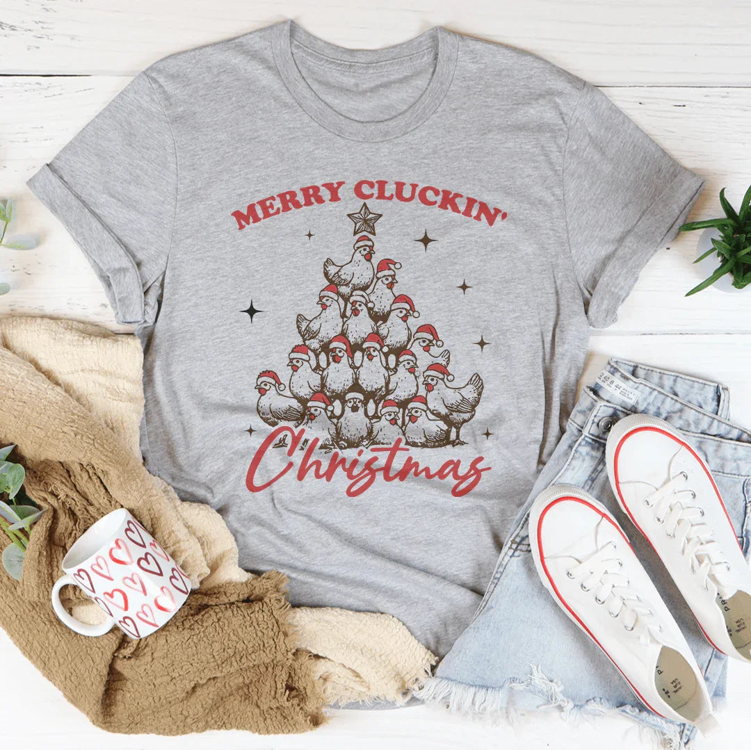 Merry Cluckin Christmas Tee