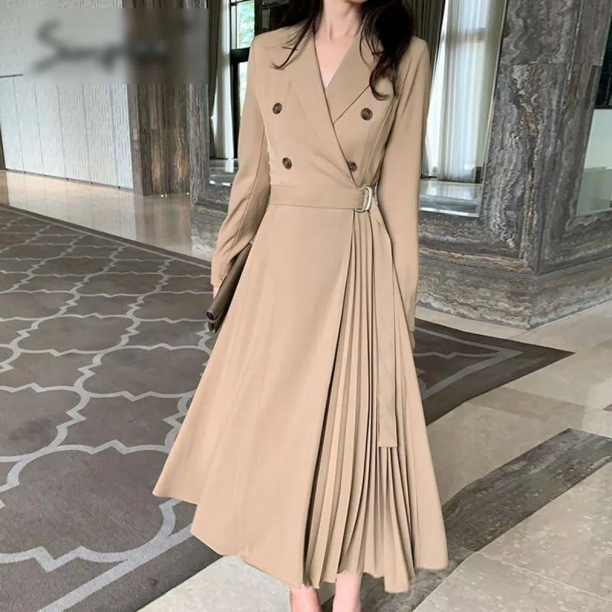 Midi Length Blazer Dress