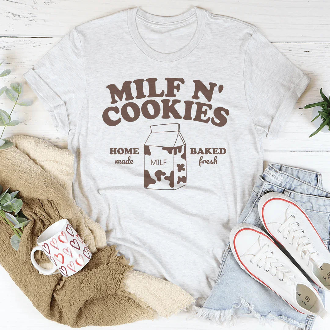 Playful Bakery Humor Top – "MILF N&
