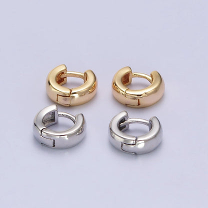 Mini 10mm Classic Cartilage Huggie Earrings in Gold &amp; Silver | AB073 AB074