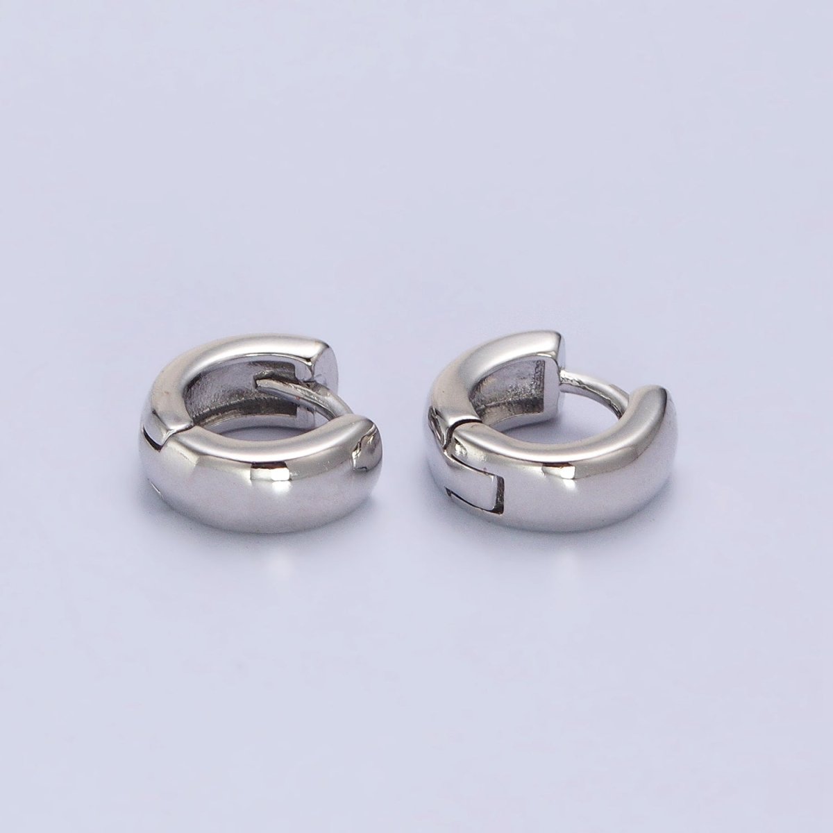 Mini 10mm Classic Cartilage Huggie Earrings in Gold &amp; Silver | AB073 AB074