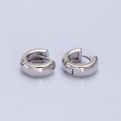 Mini 10mm Classic Cartilage Huggie Earrings in Gold &amp; Silver | AB073 AB074