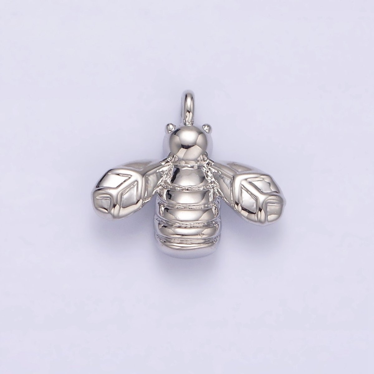 Mini Gold Bee Charm Silver Bumble Bee Charm Insect Jewelry Inspired N1087 N1088
