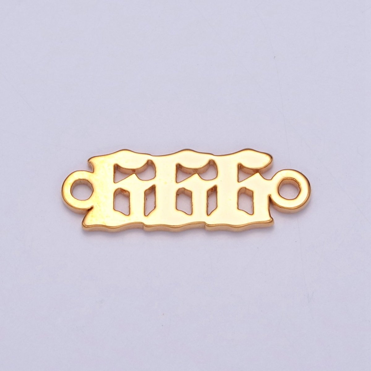Mini Gold Filled Angel Number Charm Connector Lucky Number for Necklace Bracelet Component G-856~G-864