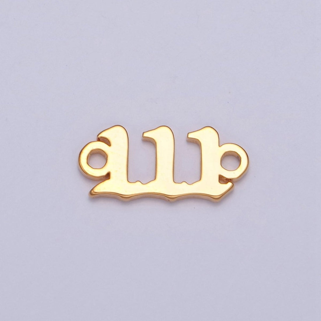 Mini Gold Filled Angel Number Charm Connector Lucky Number for Necklace Bracelet Component G-856~G-864